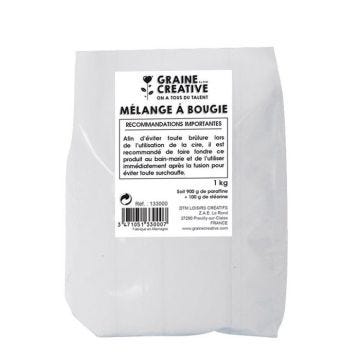 Lentilles de cire à bougie - DTM - Blanc - Paraffine - Stéarine - 1000 g