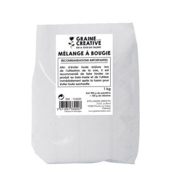 Lentilles de cire à bougie - DTM - Blanc - Paraffine - Stéarine - 1000 g