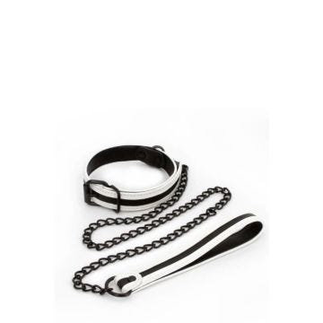 Bondage NS Novelties-Col de bondage glo et laisse vert