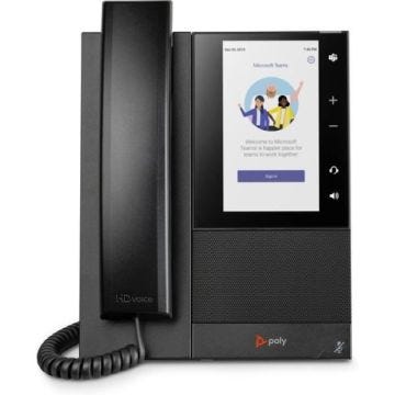 Poly CCX 505 - Pour Microsoft Teams - Téléphone VoIP - SIP, RTCP, RTP, SRTP, SDPPOLY Téléphone multimédia professionnel CCX 505 pour