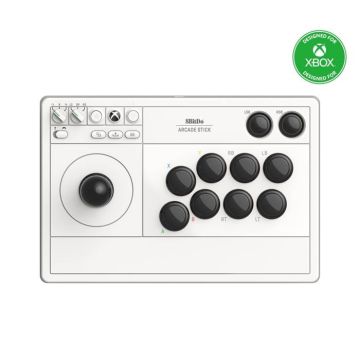 Stick Arcade - 8Bitdo - Edition Blanche - Sans fil 2.4G - Compatible Xbox et Windows - 30h autonomie Stick Arcade - 8Bitdo - Edition Blanche - Sans fil 2.4G - Compatible Xbox et Windows - 30h autonomie