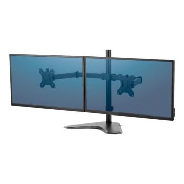 Fellowes Professional Series Free-standing Dual Horizontal Monitor Arm Pied pour 2 moniteurs noir Taille d'écran : jusqu'à 30…