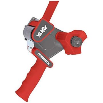 Scelleuse manuelle FERRESTOCK FSKTAD002RD avec manche ergonomique pour emballage - Couleur Rouge