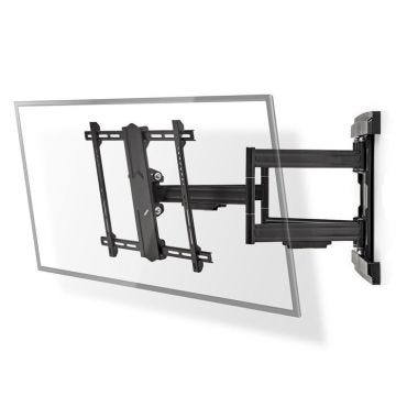 Support TV - NEDIS TVWM6551BK - Montage mural - Noir - Acier - 37"-80" - 70 kg