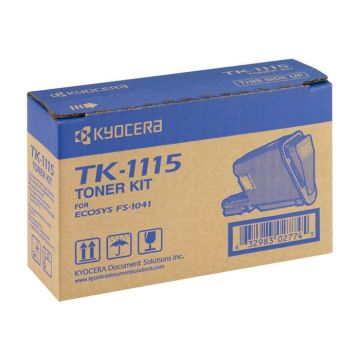 Cartouche de toner - KYOCERA - TK-1115 - Noir - Laser - 1600 Pages - Pack de 1