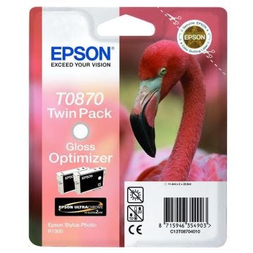 Epson T0870 Flamant Rose Optimiseur de Brillance