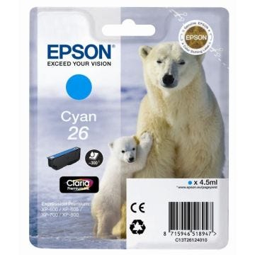 Epson T2612 Cartouche d'encre Cyan