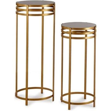 Gift Decor Lot de 2 Tables, Métal, 42,5 x 105 cm