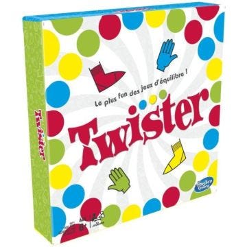 Twister - Jeu d'ambiance pour enfants - à partir de 6 ans, Hasbro Gaming