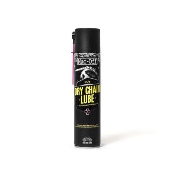 Lubrifiant chaîne MUC-OFF Dry PTFE Chain Lune 400ml