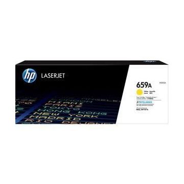 HP 659A Cartouche de toner jaune LaserJet authentique (W2012A) pour HP Color LaserJet Enterprise M856/ MFP M776z/ M776zs/ M776dn