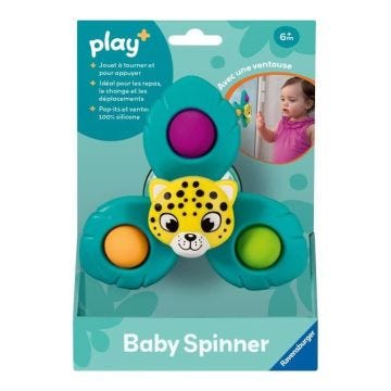 Ravensburger -PLAY + - Baby Spinner léopard - Dès 6 mois - version française - 34012