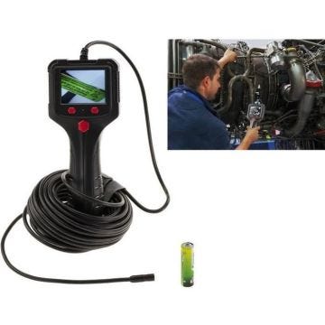 Caméra d'inspection Endoscope 8mm 1080p avec éclairage. Etanche, Cordon 10m, Batterie Rechargeable sur Port USB