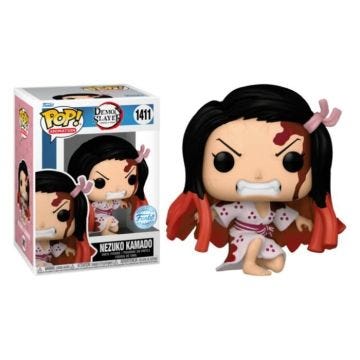 Figurine Funko Pop! Nezuko Kamado Kneeling 1411 Exclusive - Demon Slayer