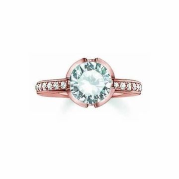 Bague - Thomas Sabo - TR2035-416-14 - Argent - Or rose - Taille 54