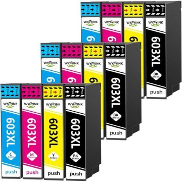 603 Xl 603Xl Multipack Cartouches D'Encre Compatible Avec Epson 603 Xl 603Xl Pour Epson Xp-2100 Xp-2105 Xp-3105 Xp-3100 Xp-4105 Xp