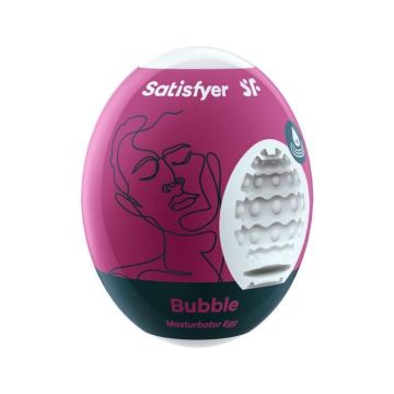 Masturbateur - Satisfyer - Egg Bubble - TPE hydro-active - 6 sensations - Silencieux