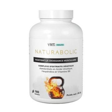 Complexe d'extraits végétaux Yam Nutrition - Naturabolic - 180 Gélules