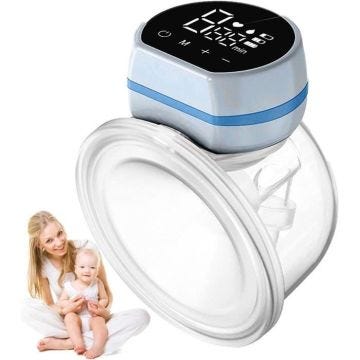 Tire-lait - Tire-lait électrique intelligent avec 2 modes et 9 niveaux | Tire-lait mains libres léger avec 2 modes, 9 niveaux,[825]