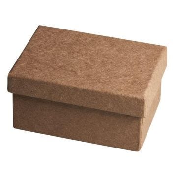 Boite rectangulaire en papier mâché - Rayher - 34169 - 7 x 5 x 3,5 cm - Beige