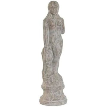 Figurine décorative - HOME ESPRIT - Femme Romantique - Gris - Finition vieillie - 17 x 17 x 61 cm