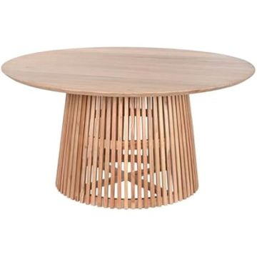 Table de Salle à Manger - HOME ESPRIT - Mindi - Bois Massif - 150 x 150 cm - Multicolore