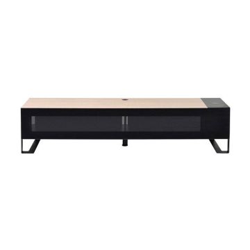 Meuble TV - Erard - Naga 2000 - Bois clair (Nordic) - Chargeur USB et Qi - 100 pouces max
