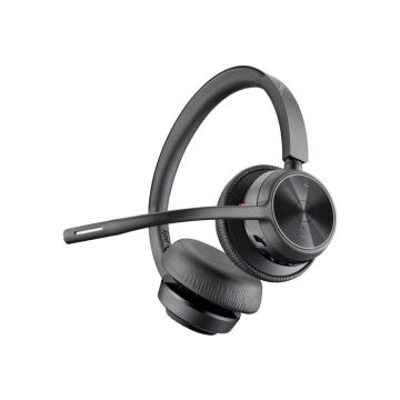 Micro-casque - Bluetooth - sans fil - HP Inc. - Poly Voyager 4320 - Micro-casque - sur-oreille - Bluetooth - sans fil - noir - cert