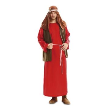 Déguisement de Saint Joseph - Adulte - Tunique, ceinture, gilet et coiffe en tissu - Taille M-L