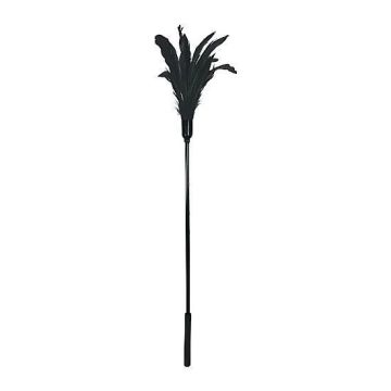 Plume stimulante - Starburst - 50 cm - Noir - Adulte - Corps