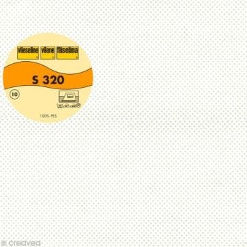 Vlieseline S320 cantonnière - Largeur 90 cm - Blanc - Au mètre (sur mesure)