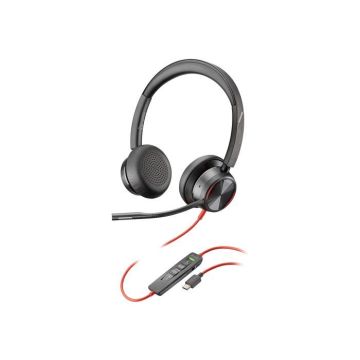 Micro-casque - filaire - USB-C - HP Inc. - Poly Blackwire 8225 - Blackwire 8200 series - micro-casque - sur-oreille - filaire - Sup