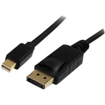 Câble Mini DisplayPort vers DisplayPort 1.2 - 1,8m - Cordon Mini DP vers DP 4K - M/M - MDP2DPMM6