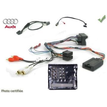 Module de récupération commandes au volant - PIONEER - Audi A3 A4 A6 TT - FAKRA - Avec ou sans ampli Bose - Noir