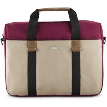 Sacoche pour ordinateur - HAMA - Silvan - Bordeaux - Polyester recyclé - 15,6 pouces