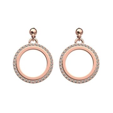 Boucles d'oreilles femme - Les Georgettes - Boucles d'oreilles Les Georgettes Pure dorée rose 16mm collection Les Précieuses - Coul