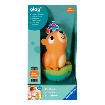 Ravensburger -PLAY + -Culbuto sonore capybara - Dès 6 mois - version française - 34019