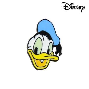 Broche - Disney - Donald - Métal Blanc - 6,5 x 10,2 x 1,8 cm - Enfant Mixte