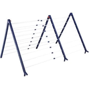 Séchoir à linge baignoire Pegasus V Duo 81702 Leifheit - Sèche linge extensible pliable, stable-Etendoir à linge pour baignoires