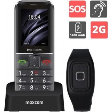 Téléphone Portable senior Maxcom MM735 SOS - avec bracelet SOS