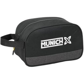 Trousse Scolaire - SAFTA - Munich TOPO - Souple - Zippée - Adaptable au Chariot