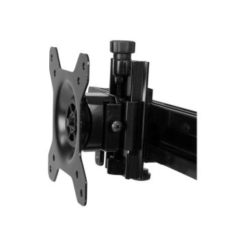 Support de bureau pour 2 écrans - StarTech.com - ARMBARDUO - Noir - Fixation double moniteur