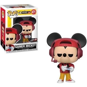 Figurine Funko Pop! Disney : Mickey 90ème anniversaire - Gamer Mickey - Vinyl - Noir