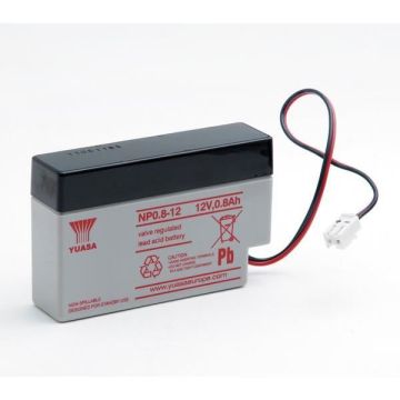 Batterie plomb AGM NP0.8-12 12V 0.8Ah YUASA - Batterie(s)