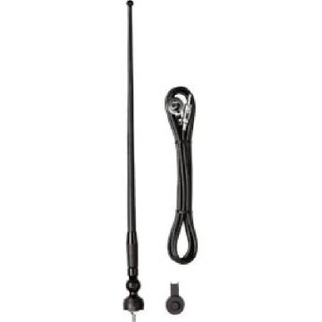 Antenne de toit - ADNAUTO - Souple 40cm - Fixation sur le toit - Réception de signaux radio - Universel