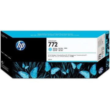 HP Pack de 1 Cartouche d'encre 772 Original - Cyan - 300 ml