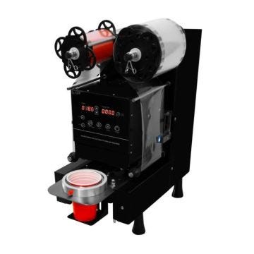 Scelleuse à Bubble Tea Inox - 500W 240 V- Diamètre Gobelets Max 95mm
