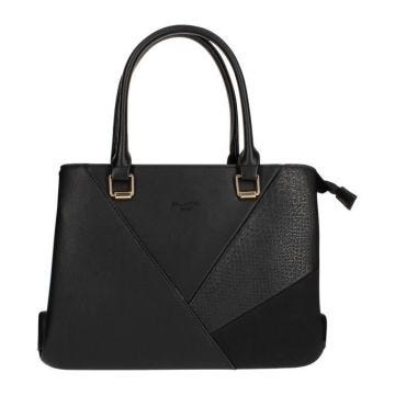 Sac à main Suédine Fashion avec Bandoulière - Gallantry Paris - Noir