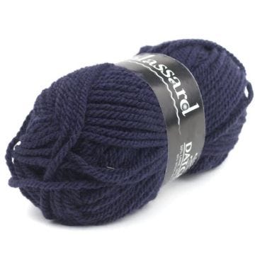 Laine à tricoter Datcha 505 Marine 50% Laine - Plassard Bleu