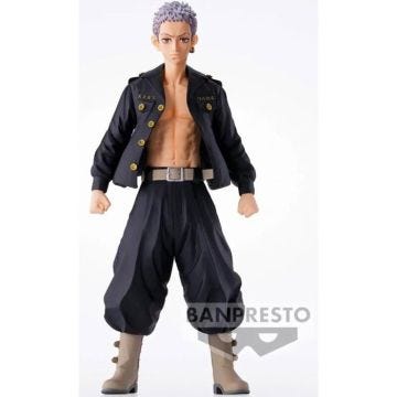 Figurine Tokyo Revengers - Takashi Mitsuya ver.B 17cm - Banpresto - PVC de haute qualité - Licence officielle